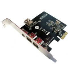 Dynamode (PCIX3FW) 3-Port FireWire Card, PCI Express, 2 x Ext, 1 x Int I/O Cards/Panels