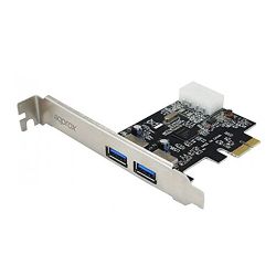 Approx (APPPCI2P3V2) 2-Port USB 3.0 Card, PCI Express I/O Cards/Panels