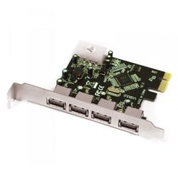 Approx (APPCIE4P) 4-Port USB 3.0 Card, PCI Express I/O Cards/Panels