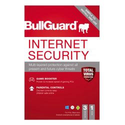 Bullguard Internet Security 2021 Retail 10 Pack - 10 x 3 User Licences - 1 Year - Pack, PC, Mac & Android Anti-Virus