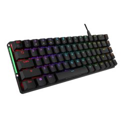 Asus ROG FALCHION ACE Compact 65 Mechanical RGB Gaming Keyboard, Wired Dual USB-C, ROG NX Red Switches, Per-key RGB Lighting, Touch Panel