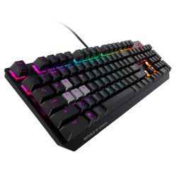 Asus ROG Strix SCOPE Mechanical RGB Gaming Keyboard, Cherry MX Red, Stealth Key, Aluminium Frame, Aura Sync