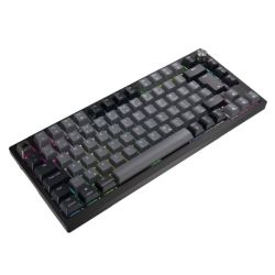 Corsair K65 PLUS Wireless Compact 75 Mechanical RGB Gaming Keyboard, WirelessBtoothUSB, MLX Red Linear Switches, Sound Dampening, Black