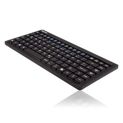 Icy Box Keysonic KSK-3230IN Industrial Mini USB Keyboard, Waterproof & Dustproof, NEMA 4X & IP68, Black