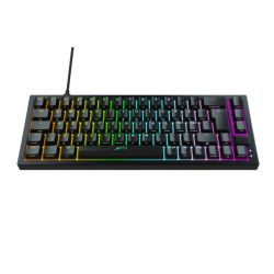 Xtrfy K5 Compact RGB 65 Mechanical Gaming Keyboard, Kailh Red Switches, Per-key RGB Lighting, Super-Scan Tech, Hot-Swap Switches, Sound-Dampening, Black