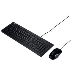 Asus U2000 Wired Keyboard and Mouse Desktop Kit, USB, 1000 DPI, Multimedia Keyboard & Mouse Kits