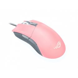 Asus ROG Gladius II Origin PNK LTD Gaming Mouse, 12000 DPI, Omron Switches, RGB Lighting, Retail, Pink Mice