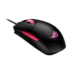 Asus ROG Strix Impact II Gaming Mouse, 400-6200 DPI, Omron Switches, DPI Button, RGB LED, Electro Punk Mice