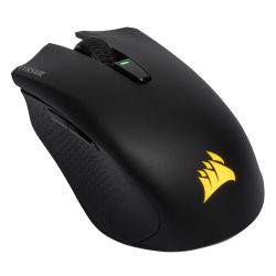 Corsair Harpoon RGB WiredWirelessBluetooth Gaming Mouse, 10,000 DPI, Slipstream Wireless Tech, 60hrs Battery, 6 Programmable Buttons