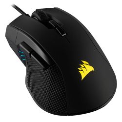 Corsair Ironclaw RGB FPSMOBA Lightweight Gaming Mouse, Contoured Shape, Omron Switches, 18000 DPI, 7 Programmable Buttons