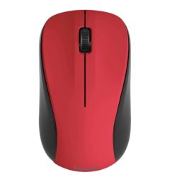 Hama MW-300 V2 Wireless Optical Mouse, 3 Buttons, USB Nano Receiver, Red