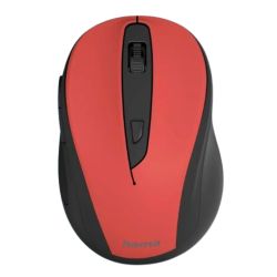 Hama MC-400 V2 Compact Wireless Optical Mouse, 6 Buttons, 800-1600 DPI, BlackRed