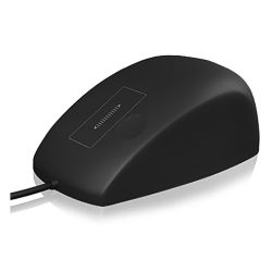 Icy Box Keysonic KSM-5030M-B Waterproof Silicone Mouse, USB, IP68, Dust Proof, Scrolling Touch Sensor, Black