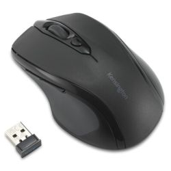 Kensington MY310 EQ Midsize Ergonomic Wireless Mouse,  1600 DPI, 6 Buttons, Browser Buttons, 12 Months Battery, Black