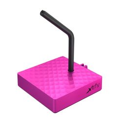 Xtrfy B4 Mouse Bungee, Flexible Arm, Non-slip, Pink Mouse Pads & Bungees