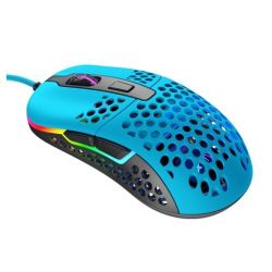 Xtrfy M42 Wired Optical Ultra-Light Gaming Mouse, USB, 400-16000 CPI, Omron Switches, Adjustable RGB, Modular Design, Miami Blue