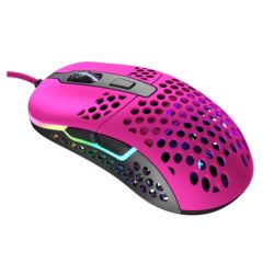 XTRFY M42 Wired Optical Ultra-Light Gaming Mouse, USB, 400-16000 DPI, Omron Switches, Adjustable RGB, Modular Design, Pink Mice