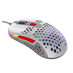 XTRFY M42 Wired Optical Ultra-Light Gaming Mouse, USB, 400-16000 DPI, Omron Switches, Adjustable RGB, Modular Design, Retro Mice