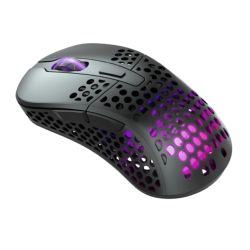 Xtrfy M4 RGB WiredWireless Gaming Mouse, 400-19000 CPI, Adjustable Shape, Ultra-light w Adjustable Weight Balance, Black