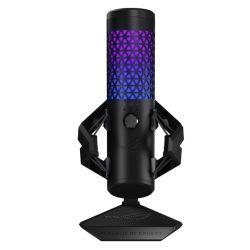 Asus ROG Carnyx USB Gaming Microphone, Studio-Grade 25mm Condenser, 192kHz24-bit, High-Pass Filter, Pop Filter, Metal Mount, RGB Lighting