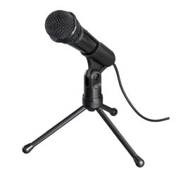 Hama MIC-P35 Allround Microphone for PC and Notebooks, 3.5mm Jack, Tripod