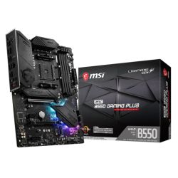 MSI MPG B550 GAMING PLUS, AMD B550, AM4, ATX, 4 DDR4, HDMI, DP, GB LAN, RGB, 2x M.2