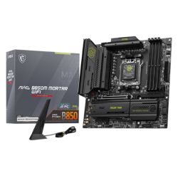 MSI MAG B850M MORTAR WIFI, AMD B850, AM5, Micro ATX, 4 DDR5, HDMI, Wi-Fi 7, 5G LAN, 3x M.2
