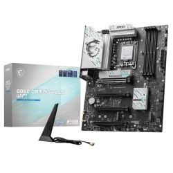 MSI B860 GAMING PLUS WIFI, Intel B860, 1851, ATX, 4 DDR5, HDMI, DP, TB4, Wi-Fi 7, 5G LAN, 3x M.2