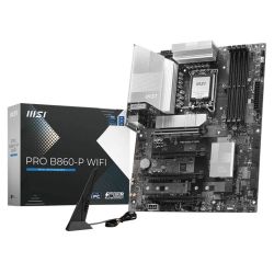 MSI PRO B860-P WIFI, Intel B860, 1851, ATX, 4 DDR5, HDMI, DP, TB4, Wi-Fi 7, 5G LAN, 3x M.2