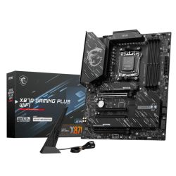 MSI X870 GAMING PLUS WIFI, AMD X870, AM5, ATX, 4 DDR5, HDMI, USB4, Wi-Fi 7, 5G LAN, 3x M.2