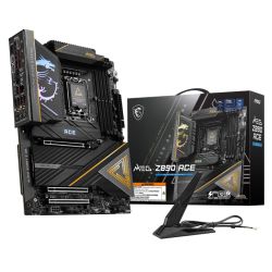 MSI MEG Z890 ACE, Intel Z890, 1851, ATX, 4 DDR5, HDMI, 2 TB4, Wi-Fi 7, 10G LAN, RGB, 5x M.2