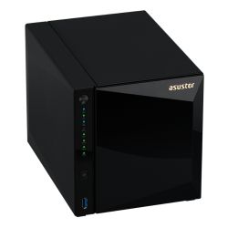 ASUSTOR AS4004T 4-Bay NAS Enclosure (No Drives), Dual Core 1.6GHz CPU, 2GB DRR4, 10G LAN, Hot Swap, USB 3.0 External NAS