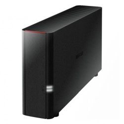 Buffalo 3TB LinkStation 210 NAS Drive, (1 x 3TB), GB LAN, NovaBACKUP, Built-in BitTorrent External NAS