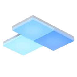 Nanoleaf RGB Skylight Starter Kit, 16M+ Colours with Dynamic Scenes, Mimic Natural Sky, AppVoice Control, Flush Mounted, 3 Panels