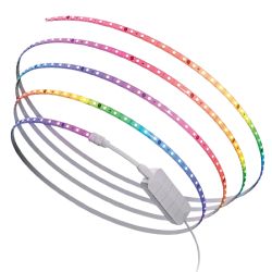 Nanoleaf Matter Smart Addressable Multicolour HD Lightstrip, 5 Metre, 300 ARGB LEDs, 16M+ Colours, Screen MirrorMusic Reaction, Flexible & Trimmable, Indoor