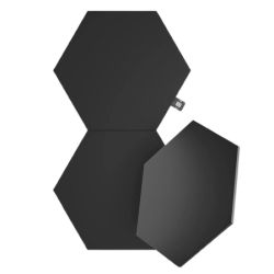 Nanoleaf Shapes Limited Edition Ultra Black Hexagons Expansion Pack 3-Panels, RGB *Expansion Kit Only*