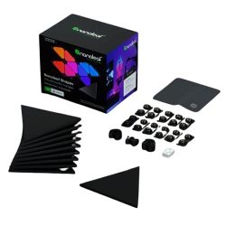 Nanoleaf Shapes Limited Edition Ultra Black Mini Triangles Expansion Pack 10-Panels, RGB *Expansion Kit Only*