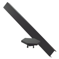 Nanoleaf Lines 60 Degrees Skins 9-Skins, Matte Black, Snap-On Covers for 60 Degree Lines Only