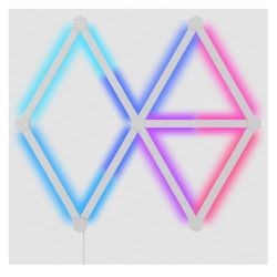 Nanoleaf Lines 60 Degrees Starter Kit 15-Lines, RGB Light Bars, Create an Illuminated Display, Screen MirrorMusic Reaction, AppVoiceManual Control