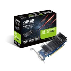 Asus GeForce GT1030, 2GB DDR5, PCIe3, DVI, HDMI, 1506MHz Clock, Silent, Low Profile Bracket Included