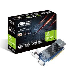Asus GT710, 1GB DDR5, PCIe2, VGA, DVI, HDMI, 954MHz Clock, Silent, Low Profile (No Bracket) Graphics Cards