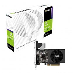 Palit GT710, 2GB DDR3, PCIe2, VGA, DVI, HDMI, 954MHz Clock, Low Profile No Bracket