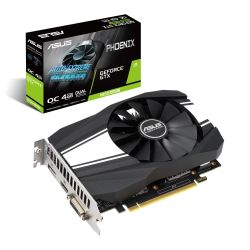 Asus Phoenix GTX1650 SUPER OC, 4GB DDR6, DVI, HDMI, DP, 1770MHz Clock, Overclocked, Compact Design Graphics Cards