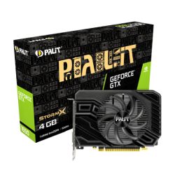 Palit GTX1650 StormX D6, 4GB DDR6, DVI, HDMI, DP, 1590MHz Clock, Compact Design Graphics Cards
