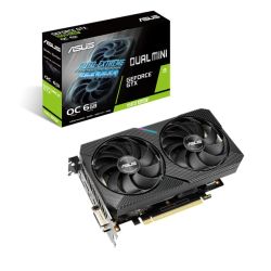Asus DUAL GTX1660 SUPER MINI OC, 6GB DDR6, DVI, HDMI, DP, 1860MHz Clock, Overclocked, Compact Graphics Cards