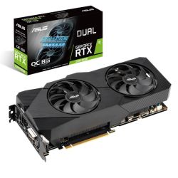 Asus DUAL RTX2060 SUPER EVO OC V2, 8GB DDR6, DVI, 2 HDMI, DP, 1725MHz Clock, 0dB Tech, Overclocked Graphics Cards