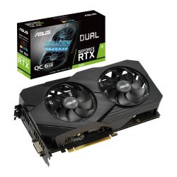 Asus DUAL RTX2060 OC EVO, 6GB DDR6, DVI, 2 HDMI, DP, 1785MHz Clock, Overclocked Graphics Cards