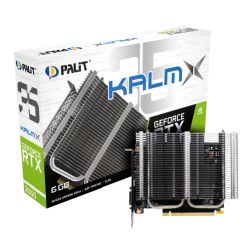 Palit RTX3050 KalmX, PCIe4, 6GB DDR6, DVI, HDMI, DP, 1470MHz Clock, Passive Fanless Design