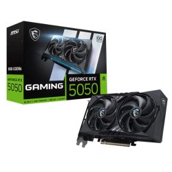 MSI RTX5050 8G GAMING OC, PCIe5, 8GB DDR6, HDMI, 3 DP, 2647MHz Clock, Overclocked