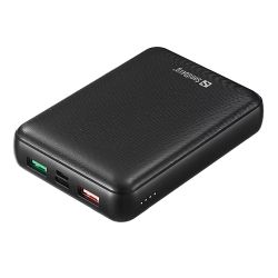 Sandberg 420-66 PD 45W 15000mAh Powerbank, 1x USB-C 45W, 2x USB-A QC 3.0, Power-Through, 5 Year Warranty